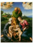 Raphael (Raffaele Santi); Die heilige Familie , 1505/06
